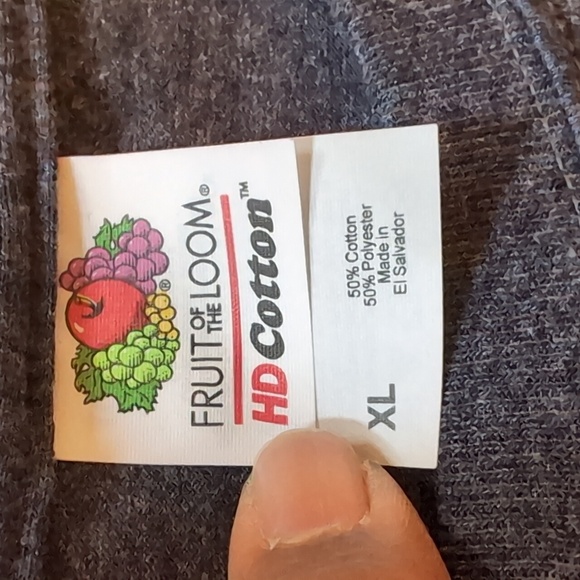 💵2/$10Bundle and Save💵 Fruit of the Loom| Grey Alaska Long Sleeved T-shirt - Picture 9 of 10